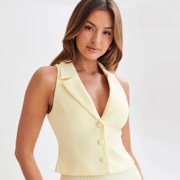 Meshki Mura Suiting Vest and Pleated Skirt - MEDIUM - Picture 2 of 8